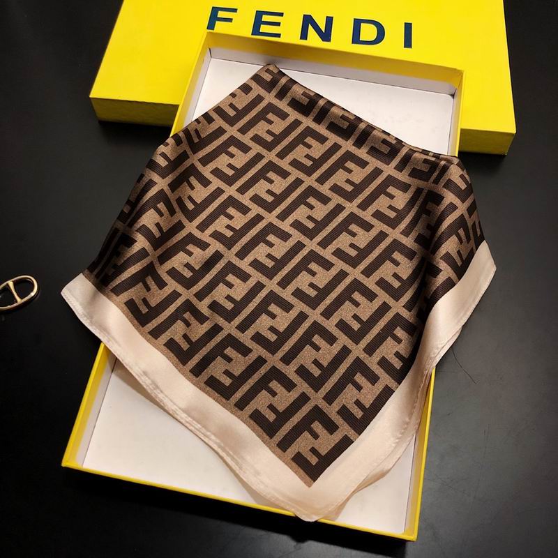 Fendi silk scarf 50X50cm E03